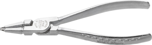 Hazet borgveertang, standaard: DIN 5256 vorm C, oppervlak: verchroomd, staalgrijze punt, lengte: 139 mm, 1846A-0