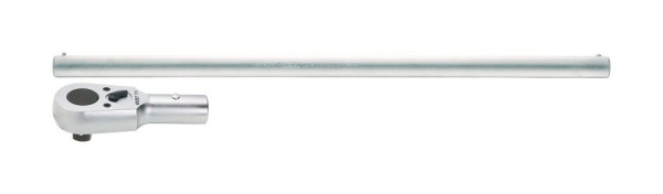 Hazet omkeerbare ratelkop, met roterende stang, massief vierkant 20 mm (3/4 inch), aantal gereedschappen: 2, 1016/2