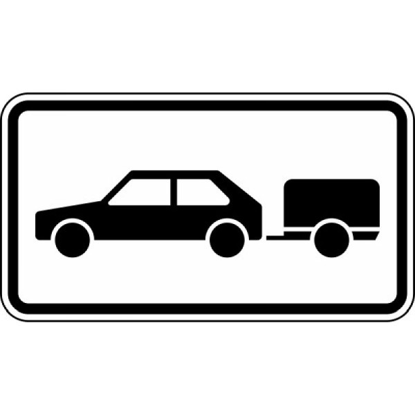 Stein HGS HGS personenauto met aanhanger nr. 1010-59, 412x750mm/RA2/vlakke vorm 3mm, 1010-59-323