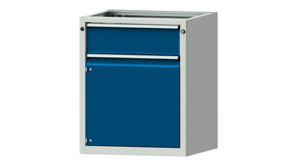 ANKE werkbanken onderkast, model 2402 V, 660 x 615 x 800 mm, RAL 7035/5010, 402.529