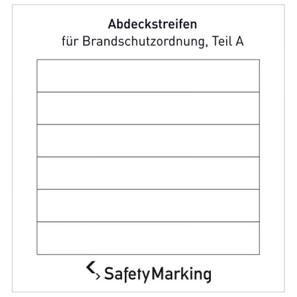 Stein HGS HGS afdeklijsten voor brandveiligheidsvoorschriften, folie, fotoluminescerend, 38.a5985