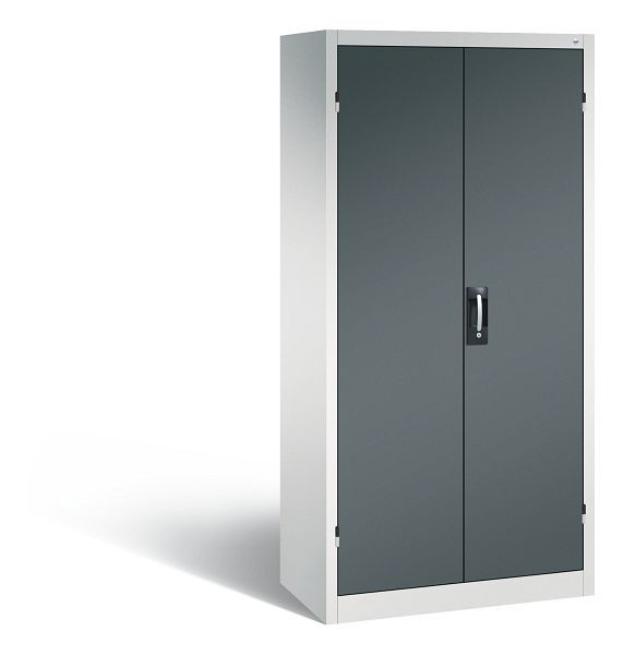 C+P accu laadkast serie 89, H1950xW930xD500mm, kleur: lichtgrijs/antracietgrijs, verzonken handgreep, 8921-05E3 S10011
