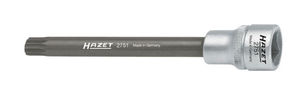 Hazet cilinderkop-schroevendraaierdop, hol vierkant 12,5 mm (1/2 inch), intern meertands profiel XZN, M10, 2751