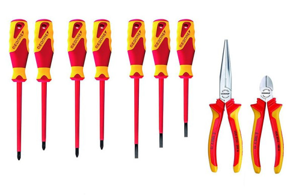 GEDORE tangen/schroevendraaiers VDE-assortiment, 2836238