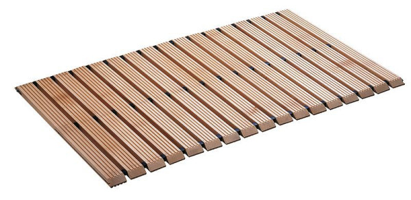 KLW houten rooster met afgeschuinde randen, breedte: 700 mm, lengte: 1000 mm, 10 / HLA-SK-0700-1000