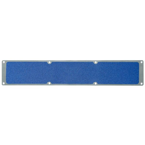 Meelbroek antislipplaat aluminium met m2 antislipbekleding, universeel blauw 114x1000mm, APM1BF2