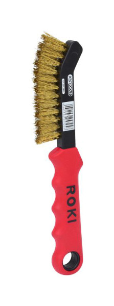 KS Tools Messingdraad Remklauw Staalborstel 2 Rijen 201.2322
