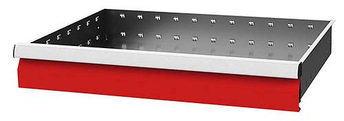 Bedrunka + Hirth lade, incl. Rails, R 24-16, paneelhoogte 100 mm, draagvermogen 75 kg, afmetingen in mm (BxDxH): 600 x 400 x 100, 60.068.100VA-75