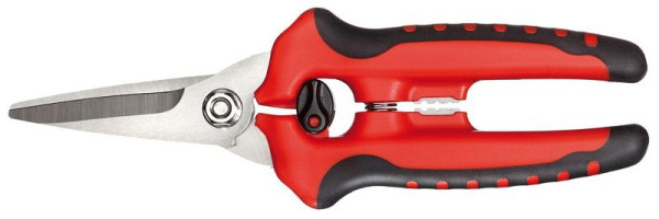 GEDORE rode universele schaar, bladlengte 50 mm, 2K-handvat, 3301607