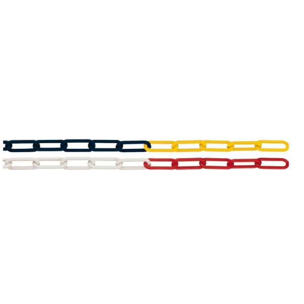 Stein HGS HGS Secur nylon kwaliteitskettingen, rood/wit, per meter, 90.9143