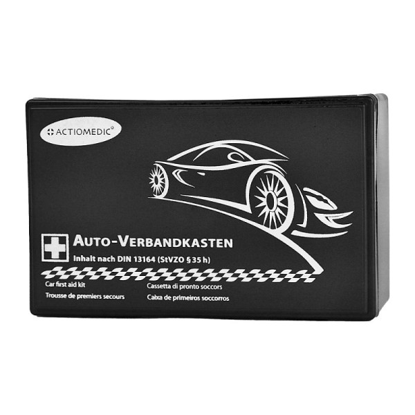 Stein HGS HGS voertuig-EHBO-koffer van kunststof, inhoud volgens DIN 13164, 260 x 180 x 85 mm, 25400