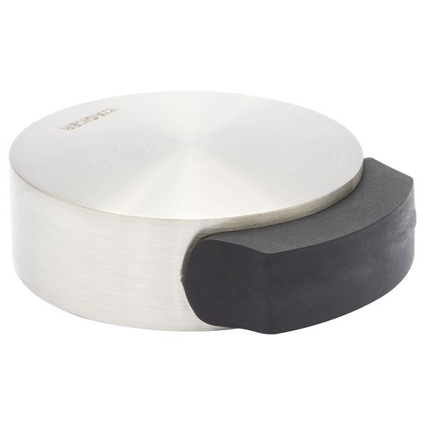 WAGNER Bodentürstopper SOG RUND SMALL 55x50mm, Höhe 17mm, satiniert, SB, VE: 4 Stück, 15511111