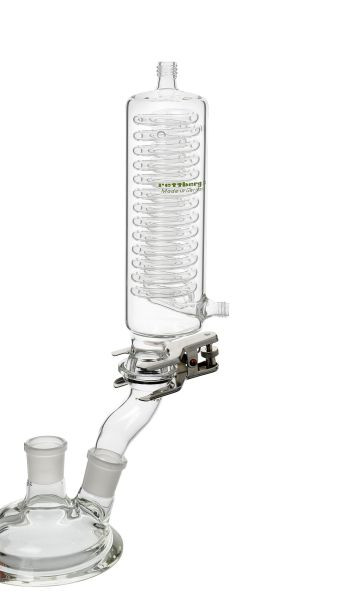 Rettberg refluxkoeler, hoogte 270 mm, GL 14, koeloppervlak 800 cm², korte uitvoering, 107001502