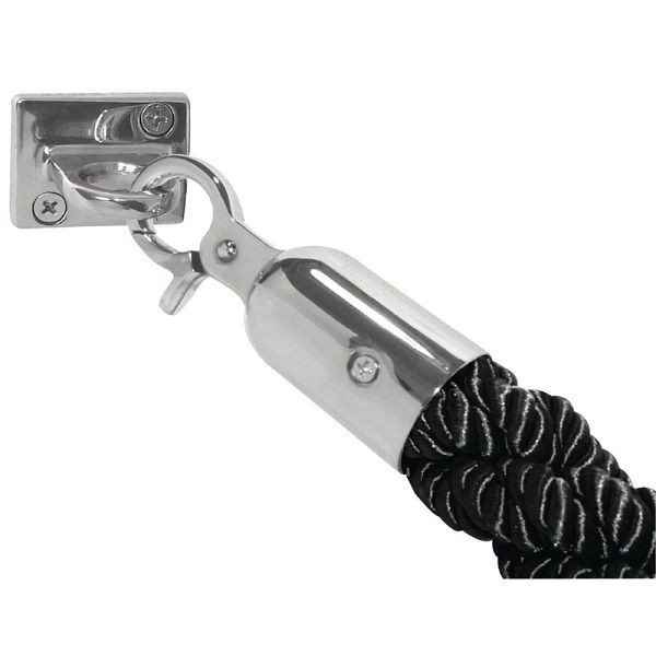 Bolero gedraaid cordon zwart-zink, CF136