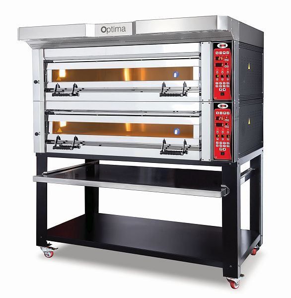 GMG pizzaoven Optima - 128, 2 bakkamers, met bodem, PB 2T 128