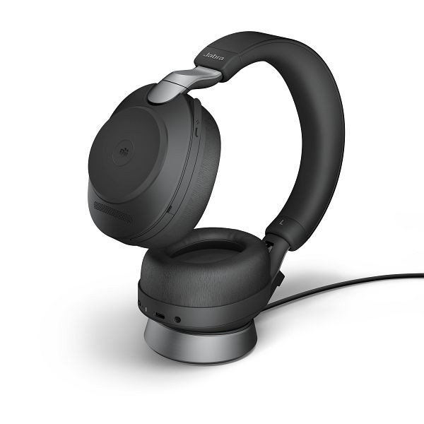 Jabra Evolve2 85 Microsoft Softphone Stereo Basisstation Zwart, USB-A, 28599-999-989