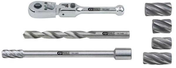 KS Tools ABS-sensorruimerset, 7-delig, 150.2480