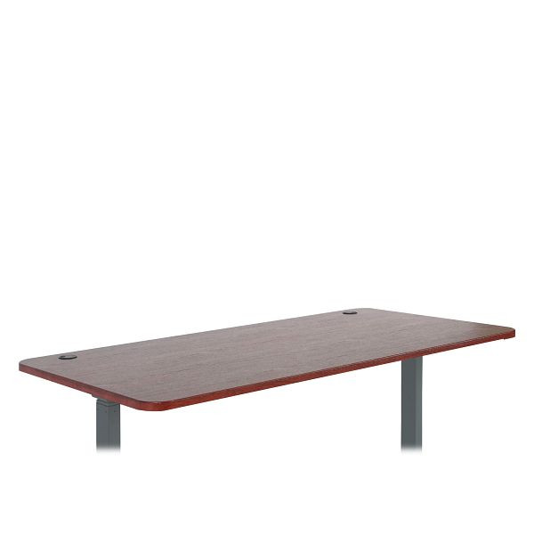 Mendler tafelblad HWC-D40 voor bureaus, bureaublad, 160x80cm, kersenhout, 75751
