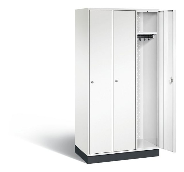 C+P locker Intro, H1950xB920xD490mm, kleur: verkeerswit, 8170-301 S10048