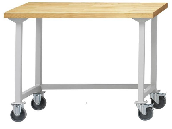 ANKE werktafel; mobiel; 1270 x 700 mm; RAL 7035
