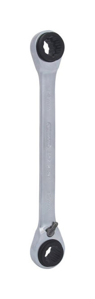 KS Tools 4 in 1 GEARplus omschakelbare dubbele ratelringsleutel, 12x13x14x15mm, 503.4543