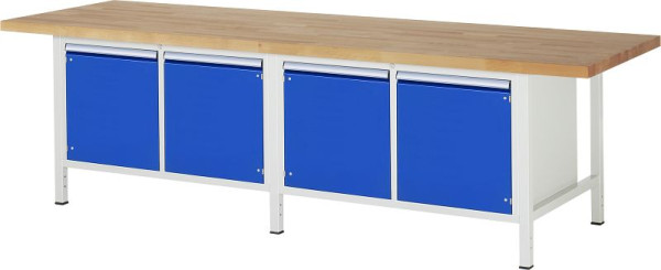 RAU werkbank serie 8000 - model 8465, B3000 x D900 x H840-1040 mm, 03-8465A2-309B4H.11