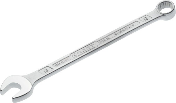 Hazet combinatiesleutel, buiten dubbel zeskant tractieprofiel, 13 mm, 600N-13