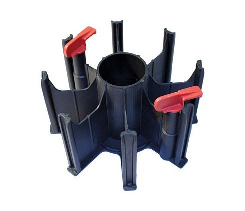 ELMAG spoeladapter voor draadrol 15 kg, 8-armig met knevel, 54910