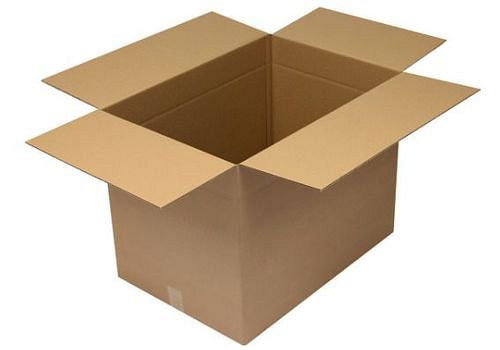 TransPak golfkartonnen vouwdoos 1-wandig, binnenmaat 650 x 450 x 500 mm, kwaliteit 1.30C, VE 25 stuks, 299316