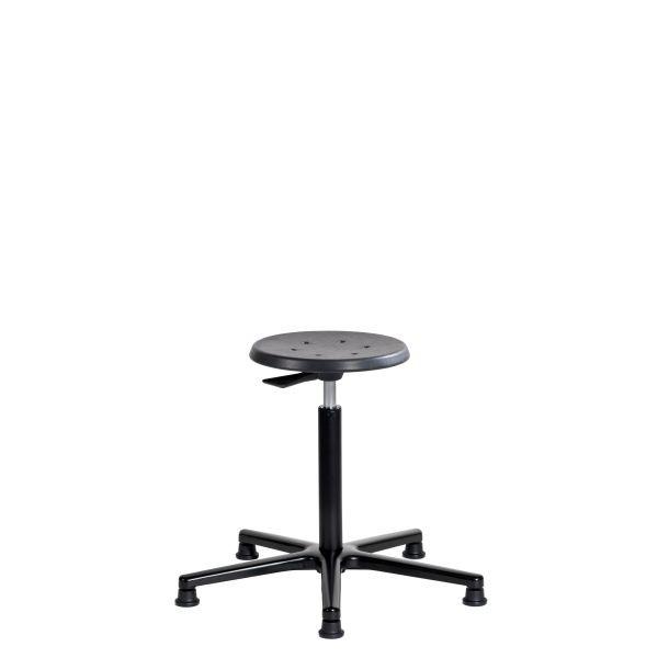 SOFAME werkkruk ERGODYN 2000 met glijders, zithoogte 38-52 cm, aluminium onderstel, W050010001