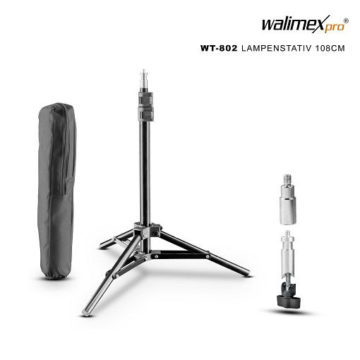 Walimex pro WT-802 lampenstatief, 108cm, 12524