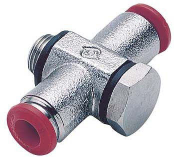 timmer B-TSH-8-1/8-MSv, T wartelkoppeling - cilindrisch, 1-voudig met banjoschroef, slang-Ø: 8 mm, schroefdraad: 1/8", VE: 10 stuks, 03673538