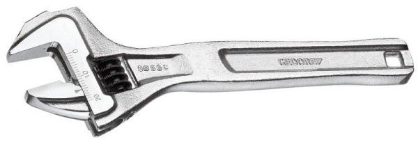 GEDORE enkele steeksleutel, verstelbaar, vernikkeld en verchroomd 8", 1966316