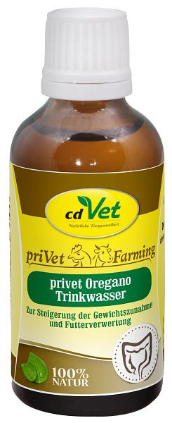 cdVet liguster oregano drinkwater 50ml, 4819