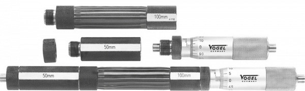Vogel Germany Binnenschroefmaatset DIN 863, 100 - 1300 mm, 230444
