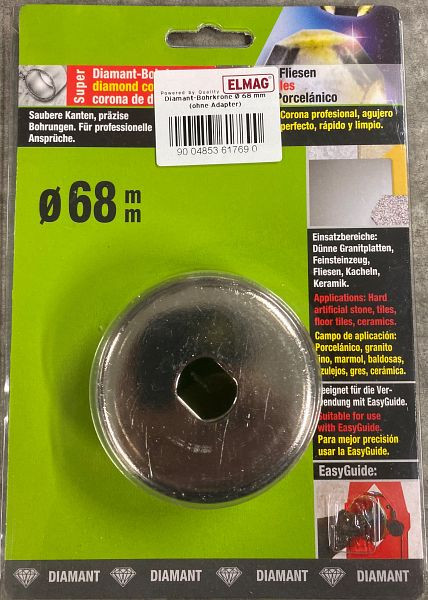 ELMAG diamantboor Ø 68 mm (zonder adapter), 61769