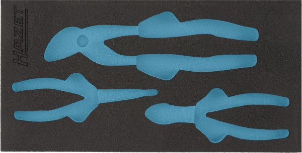 Hazet 2-componenten zachtschuim inleg, voor 163-269/3, afmetingen / lengte: 342 mm x 172 mm, 163-269L