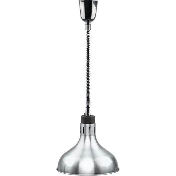 Stalgast warmtelamp voor plafondmontage, zilver, 0,25 kW, Ø 290 mm, BB0107001