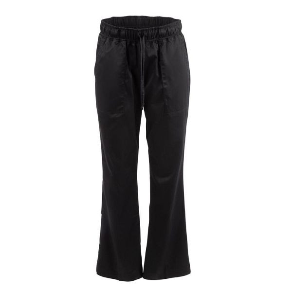 Chef Works dames koksbroek zwart M, A431-M