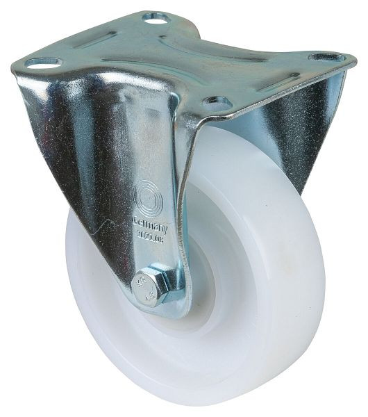 BS-rollen transportrol, vaste rol, wielbreedte 32 mm, wiel-Ø 100 mm, draagvermogen 160 kg, kogellager, VE = 2 stuks, L410.B15.101