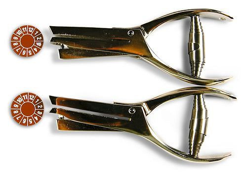 DENIOS kerftang met driehoekige kerfvorm, 60 x 140 mm, 173-782