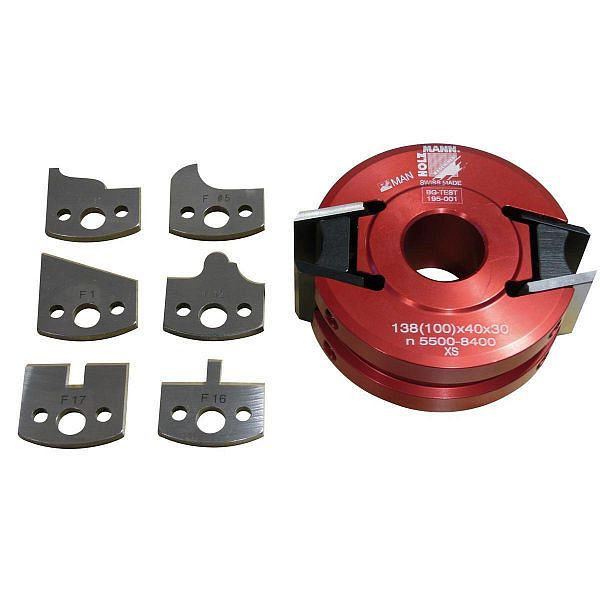 Holzmann universele profielsnijkop in set, 100 x 40 x 30 mm, aluminium, BG-test, UNISET40