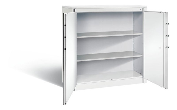 C+P brandwerende kast Certos, H1226xB1200xD500mm, kleur: verkeerswit, dagschoot, 3 niveaus, 1181-00 S10564