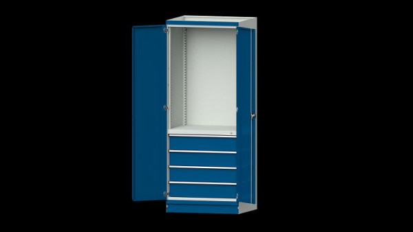 ANKE werkbanken basiskast modulair kastensysteem, serie 910 V, model 2409, 865 x 720 x 2200 mm, RAL 7035/5010, 631.170