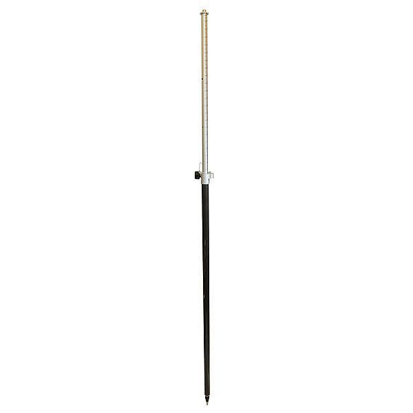 proNIVO carbon/aluminium staaf voor GNSS-ontvangers, verlengde lengte: 2,5 m, 206-CAP25TL-5/8