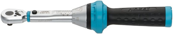 Hazet momentsleutel, Nm min-max: 2,5 - 25 Nm, tolerantie: 3%, massief vierkant 6,3 mm (1/4 inch), 5108-3CT