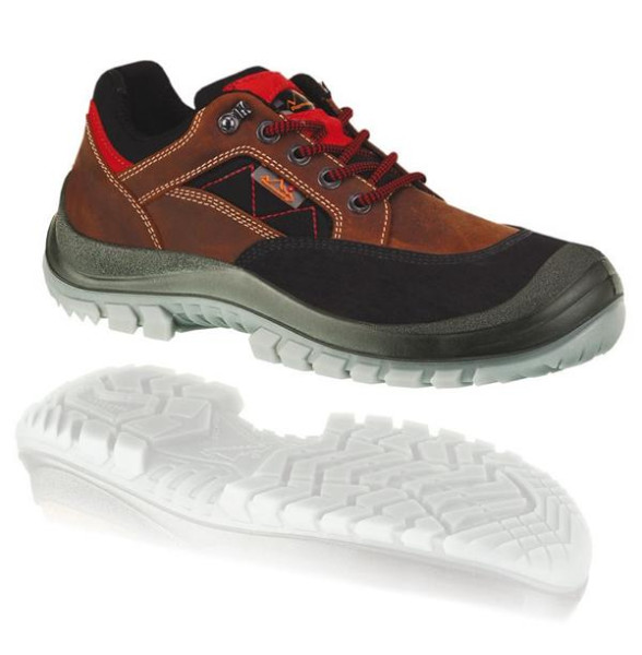 Hase Safety NEPAL-BRAUN, Sicherheitshalbschuhe, EN 20345-S3, Größe: 36, 52093-00-36