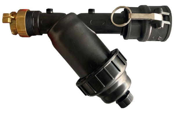 Ebinger voorfilter met aansluitingen (voor het nemen van water uit putten), met MS snelkoppeling voor E-Rain, 5.001.016