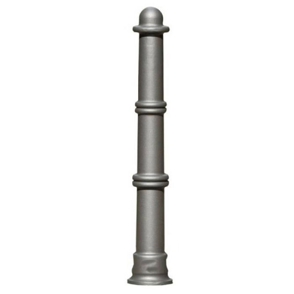 Stone tuinpaal HGS-stijl -Pelias-, vast/om in beton te plaatsen, RAL 7035 lichtgrijs, 25008-06