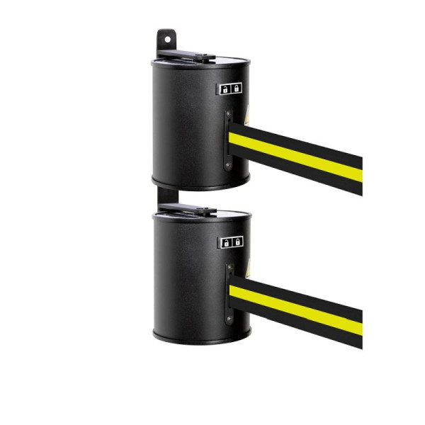 Stein HGS HGS wandriemcassette -P-Line Double-, zwart/geel/zwart horizontaal (gestreept), 34247-05